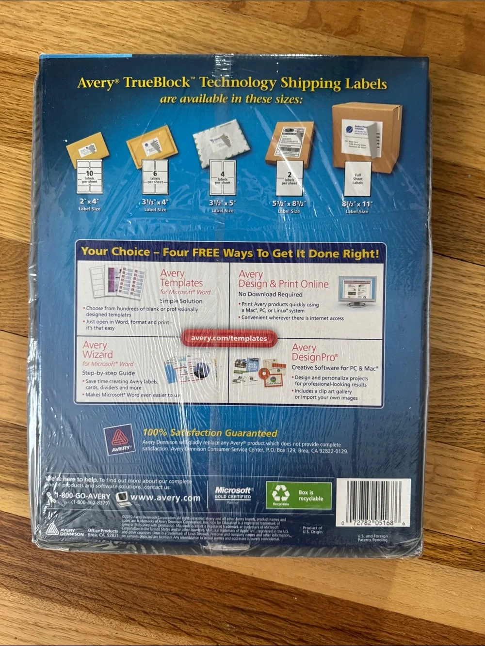 Avery White Shipping Labels 3.5